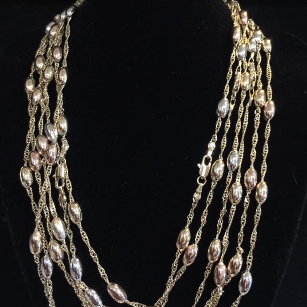 Trio Bead Necklace-